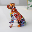 Colorful Boxer Figure