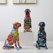 Colorful Boxer Figure