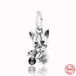 925 Sterling Silver English Bulldog Charms