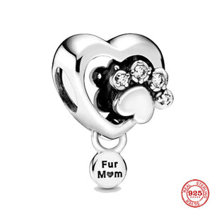 925 Sterling Silver English Bulldog Charms