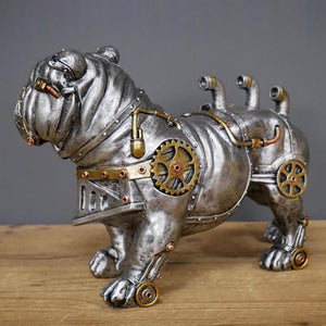 Steampunk English Bulldog ornamnet