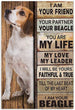 Metal Vintage Dog Wall Art