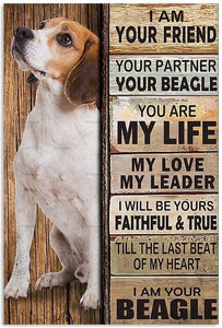 Metal Vintage Dog Wall Art