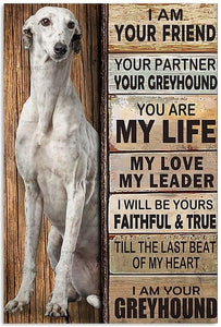 Metal Vintage Dog Wall Art