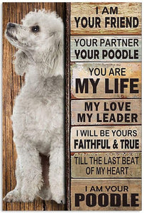 Metal Vintage Dog Wall Art