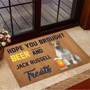 Hope You Brought Beer and Westie Treats Doormat