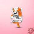 925 Sterling Silver English Bulldog Charm
