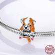 925 Sterling Silver English Bulldog Charm