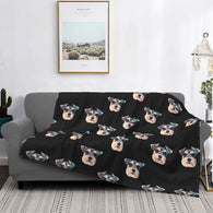 Schnauzer Fleece Blanket