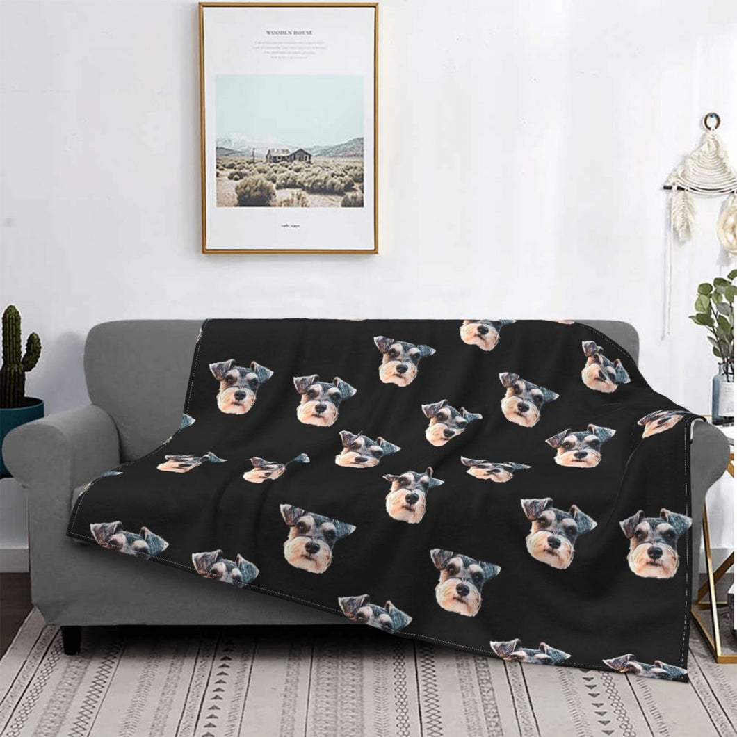 Schnauzer Fleece Blanket