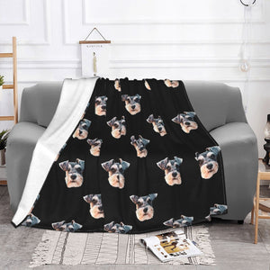Schnauzer Fleece Blanket
