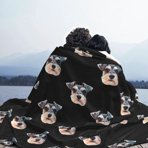 Schnauzer Fleece Blanket