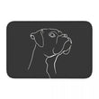 Boxer Dog Floor Mat