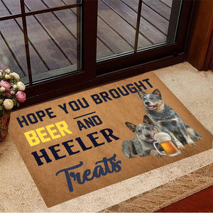 Hope You Brought Beer And Boxer Treats Doormat