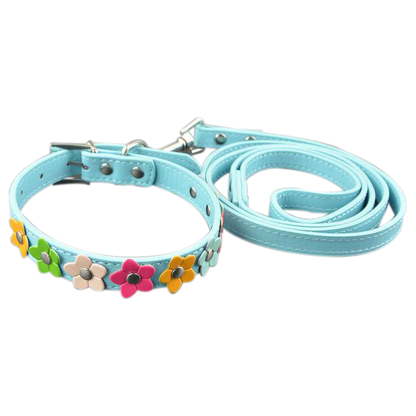 Sarah Flowers Collar + Leash