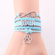 Infinity Boxer Dog Bracelet