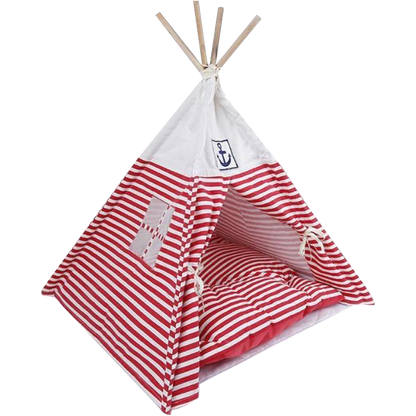 Anchor Striped Teepee Tent