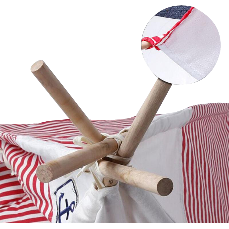 Anchor Striped Teepee Tent