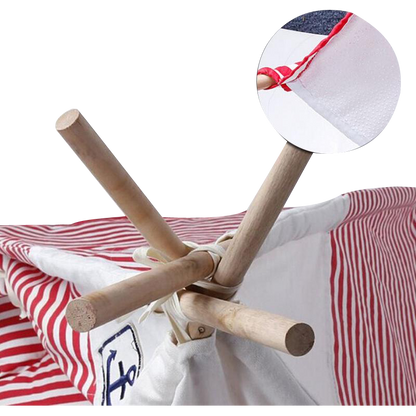 Anchor Striped Teepee Tent