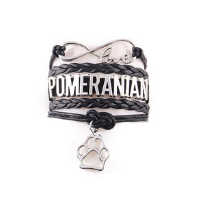 Infinity Love POMERANIAN Bracelet