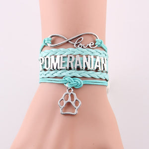 Infinity Love POMERANIAN Bracelet