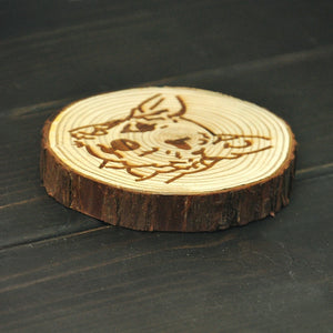 Corgi Handmade Wooden Coaster