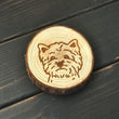 Westie Handmade Wooden Coaster