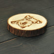 Schnauzer Handmade Wooden Coaster