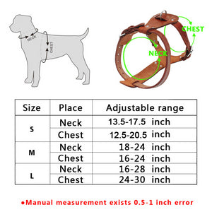 Royal Genuine Leather Dog Harness