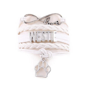 Westie Infinity Love Bracelet