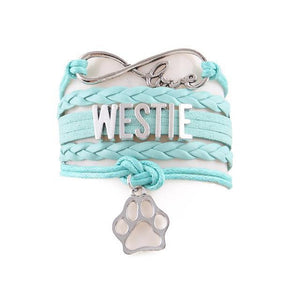 Westie Infinity Love Bracelet