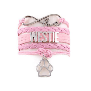 Westie Infinity Love Bracelet