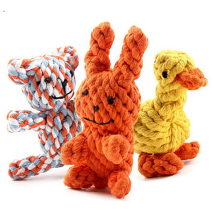 Cartoon Knot Rope Dog Toy