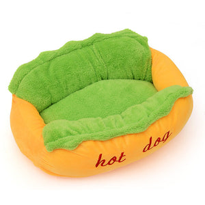 Hot Dog Pet Sleeping Bed