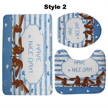 Dachshund Bathroom Set
