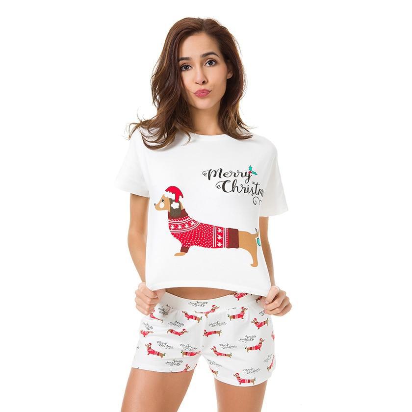 Christmas Dachshund Pajama Set