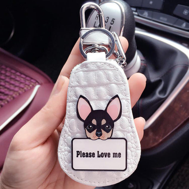 French Bulldog Love Keychains