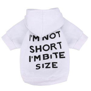 I'm Not Short Dog Hoodie