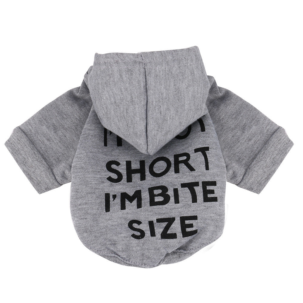 I'm Not Short Dog Hoodie