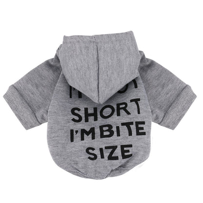 I'm Not Short Dog Hoodie