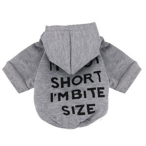 I'm Not Short Dog Hoodie