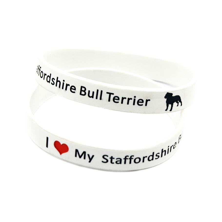 I Love My Staffy Bracelet