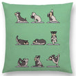 Schnauzer Yoga Pillow Case