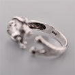 100% 925 Sterling Silver Cuddle Dachshund Ring