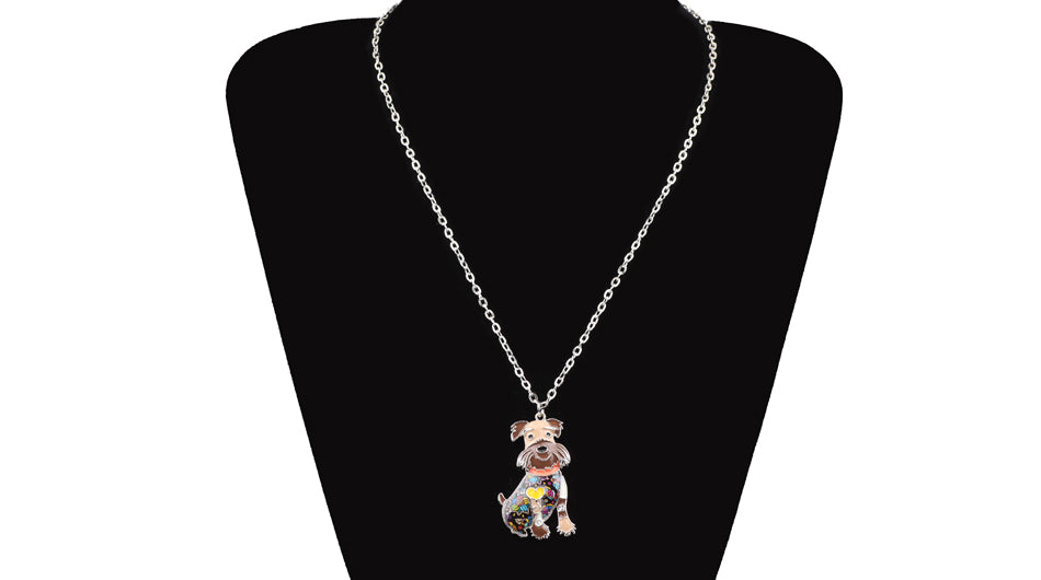 Schnauzer Pedant Necklace