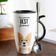 My Best Friend Mug, Lid and Spoon