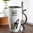 My Best Friend Mug, Lid and Spoon