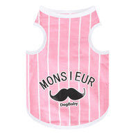 Dog Baby Striped Vest