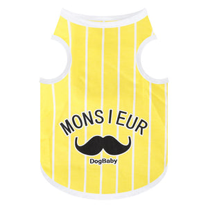 Dog Baby Striped Vest