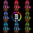 Cavalier Changing Colors Led Lamp